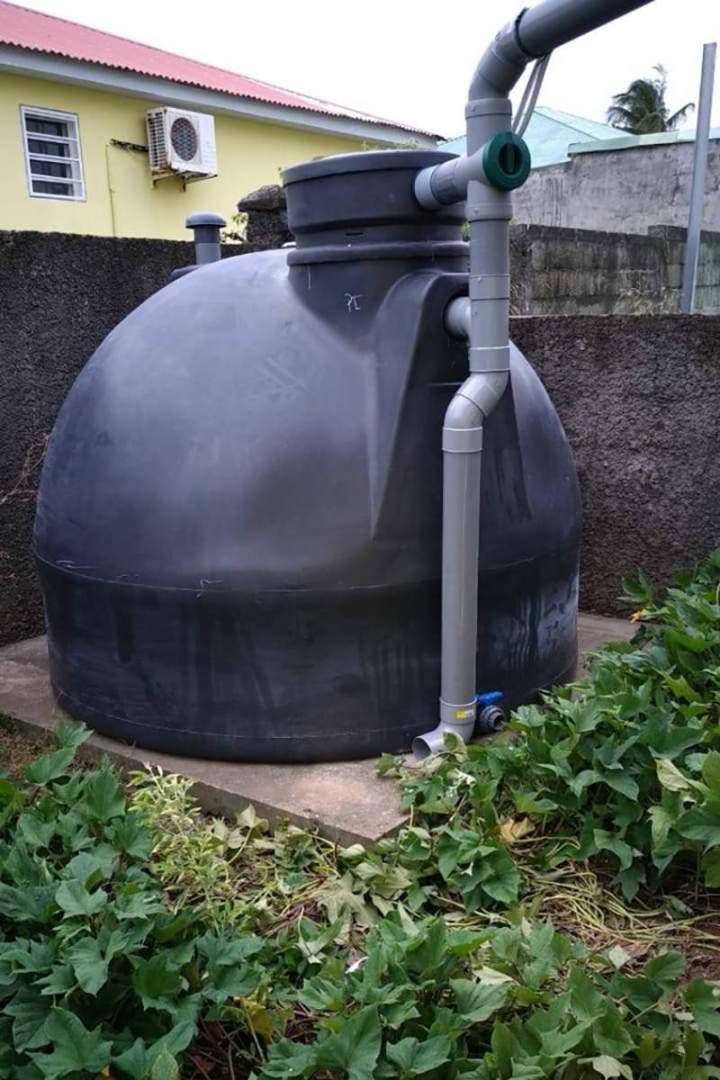 Citerne de récupération d'eau de pluie Guadeloupe