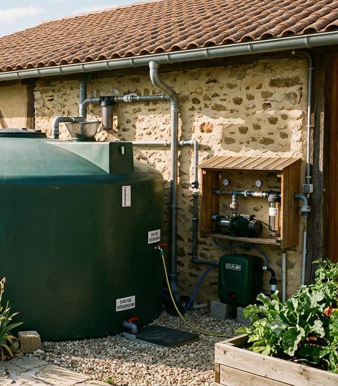 Installation système de stockage d'eau Guadeloupe