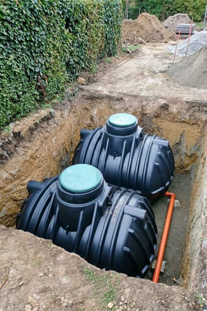 Pose de système de traitement des eaux usées Guadeloupe