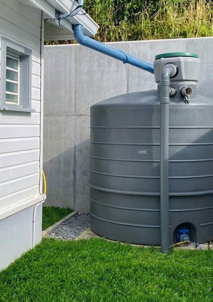 Système de stockage d'eau de pluie Guadeloupe